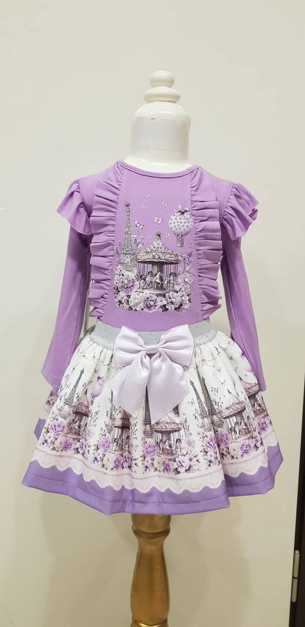 Luxery carousel set lila