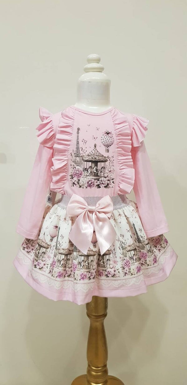 Luxery set carousel roze
