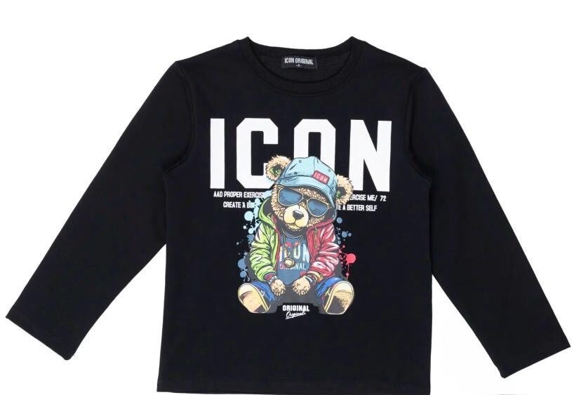 Icon longsleeve zwarte beer