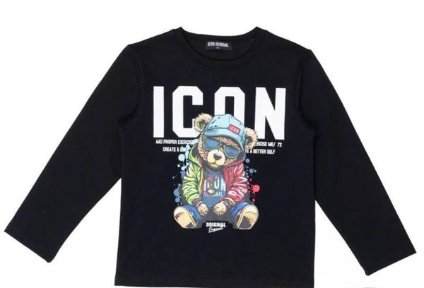 Icon longsleeve zwarte beer