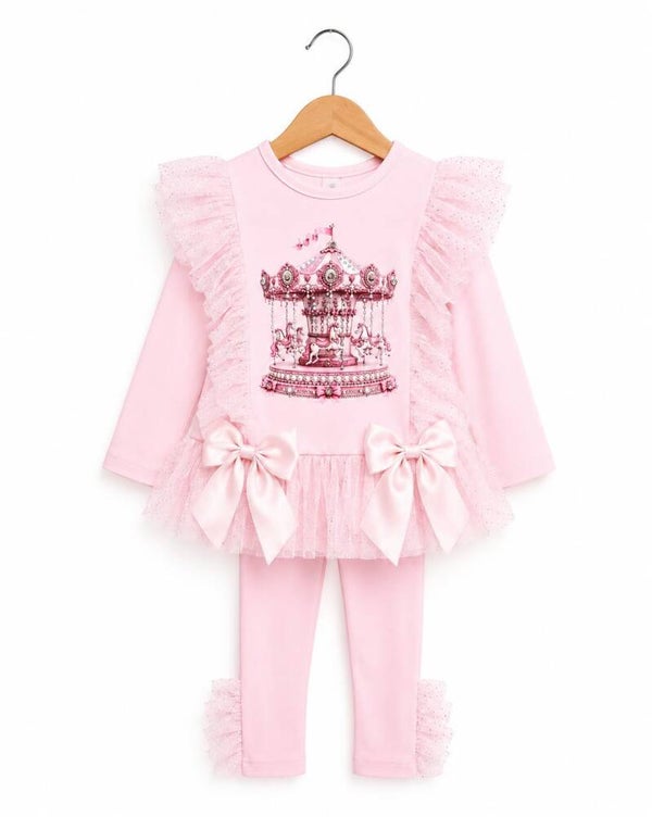 Luxery carousel set pink