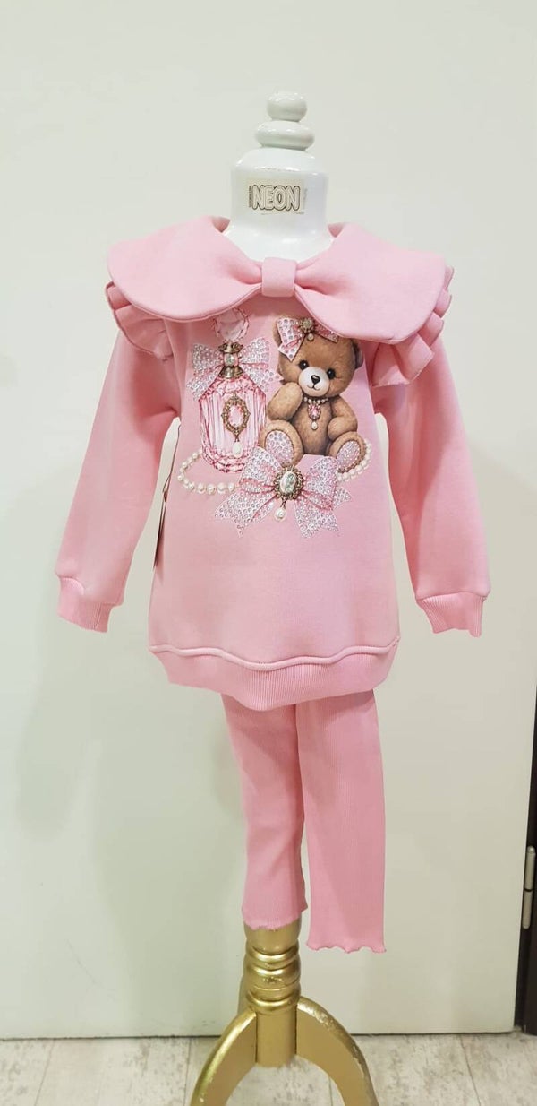 Luxery suit set pink