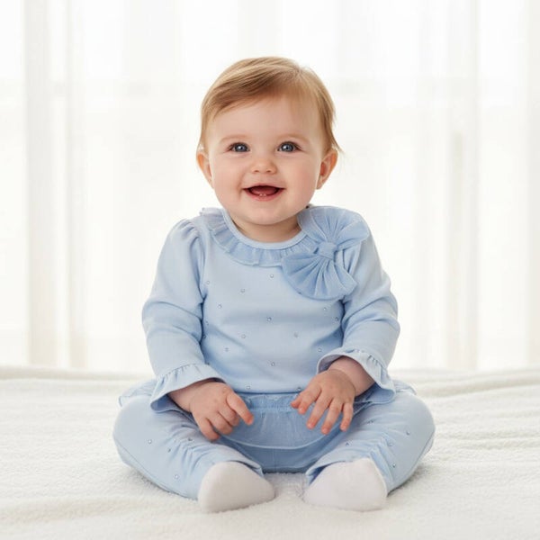 Boetiek set blue met legging