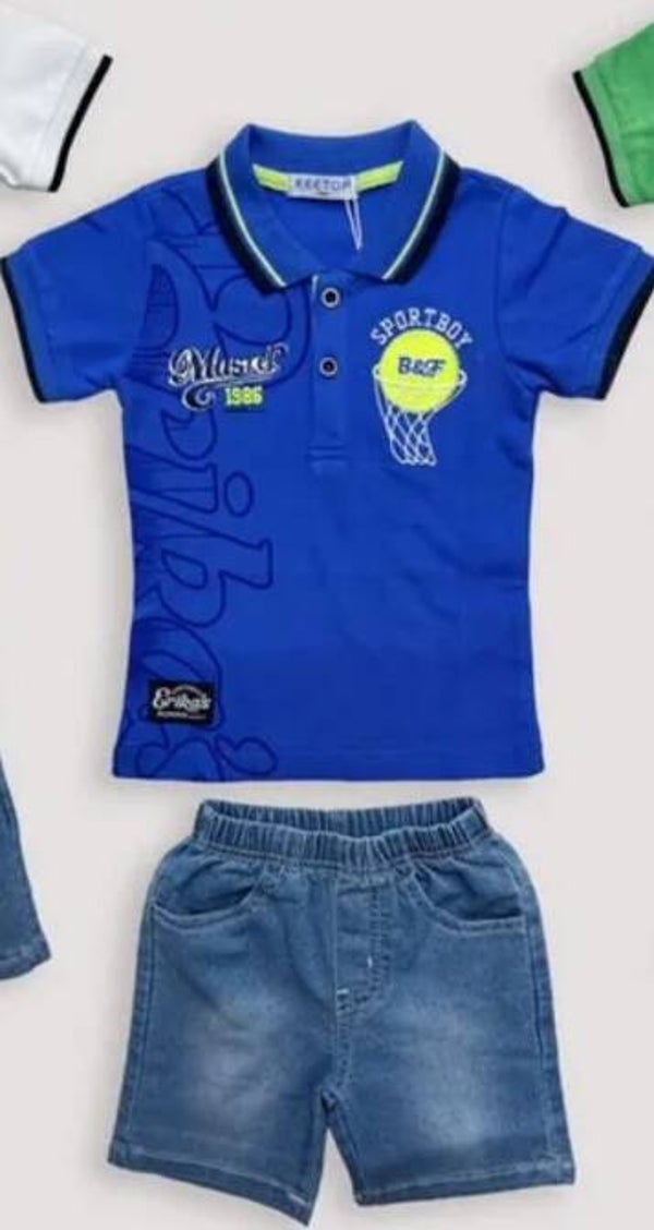 Polo set blauw