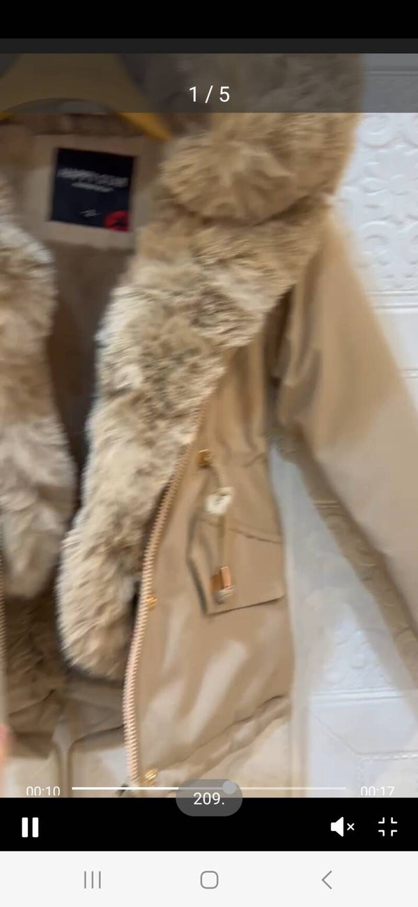 Winterjas beauty bont