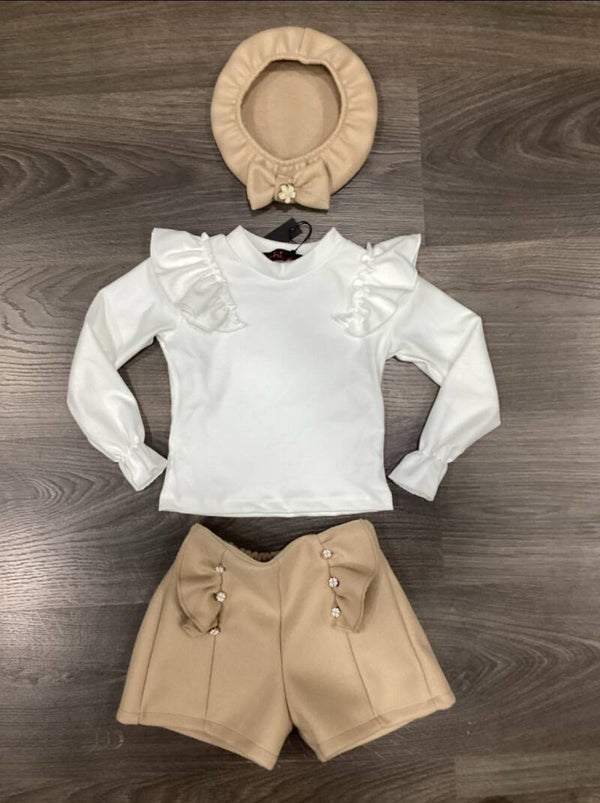 Setje le chica beige bling