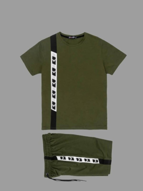 Zomerset stripe green