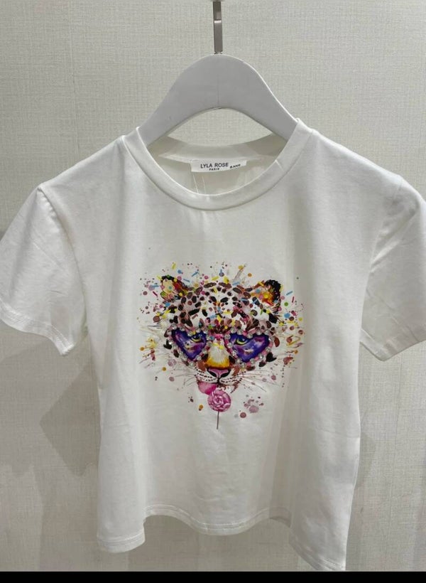 Shirt tiger wit