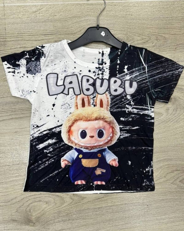 Labubu shirt zwart