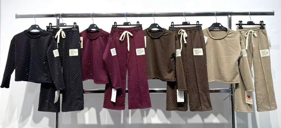 Glitter label pakken