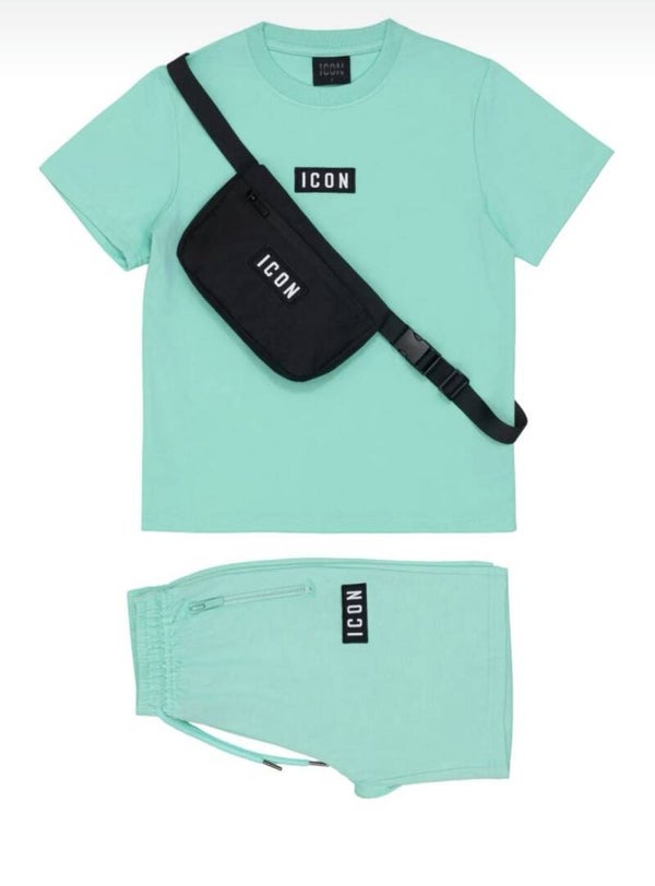 Icon zomerset met tasje seegreen