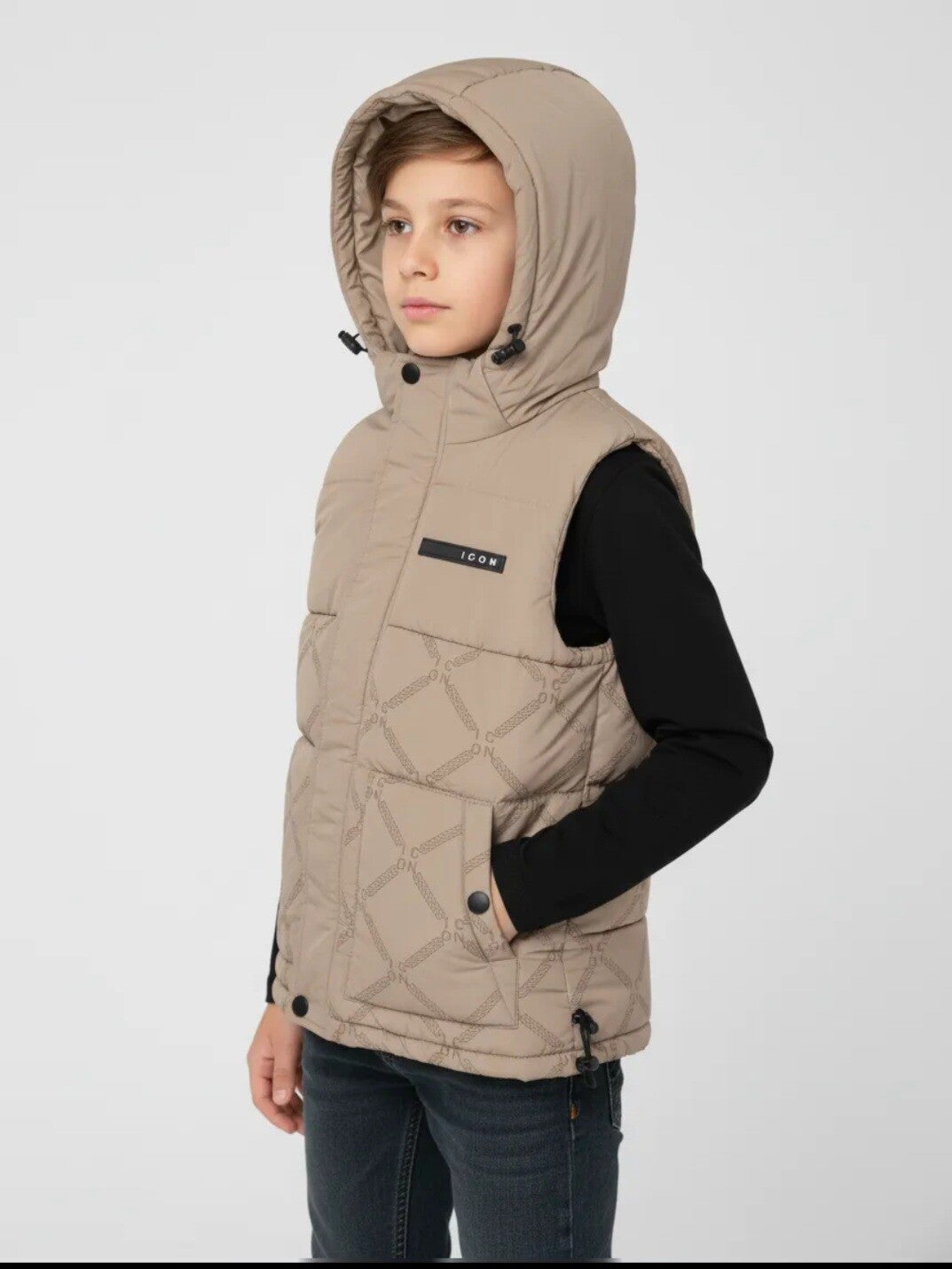 Icon bodywarmer beige