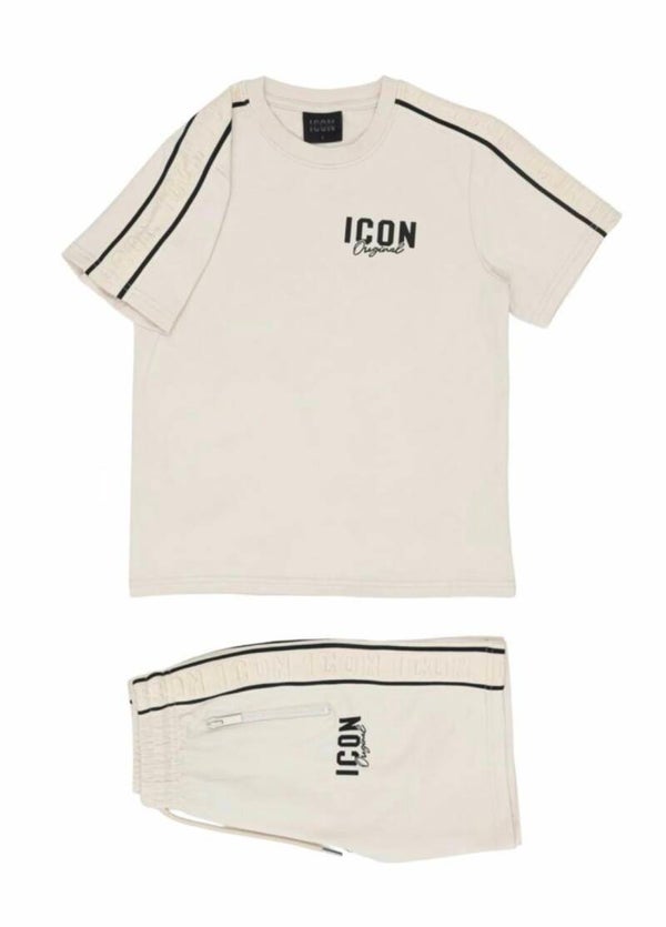 Icon set beige