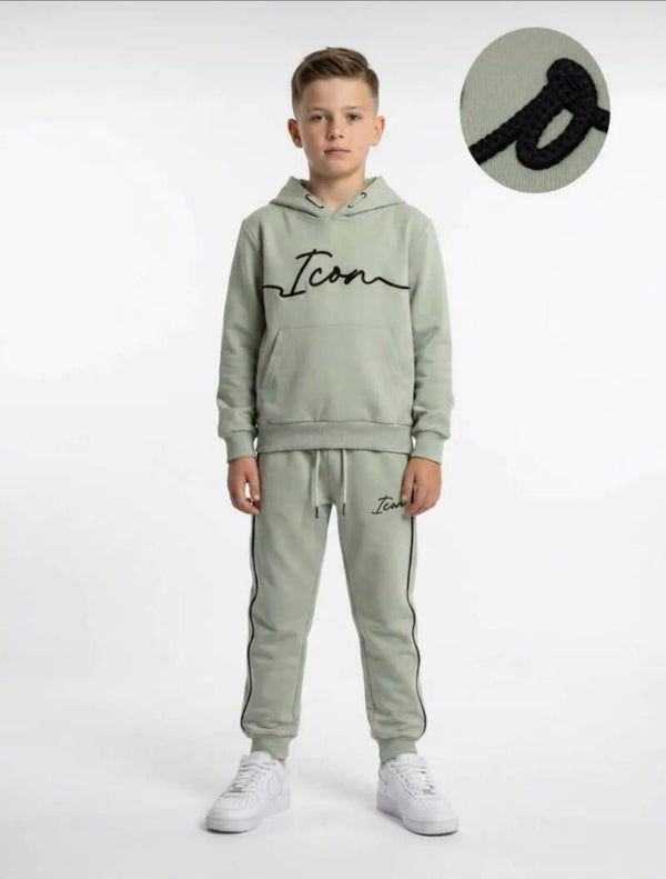 Icon pak mos green met letters