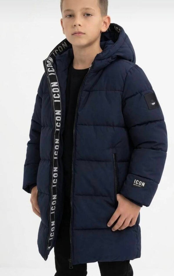 Winterjas blauw ICON