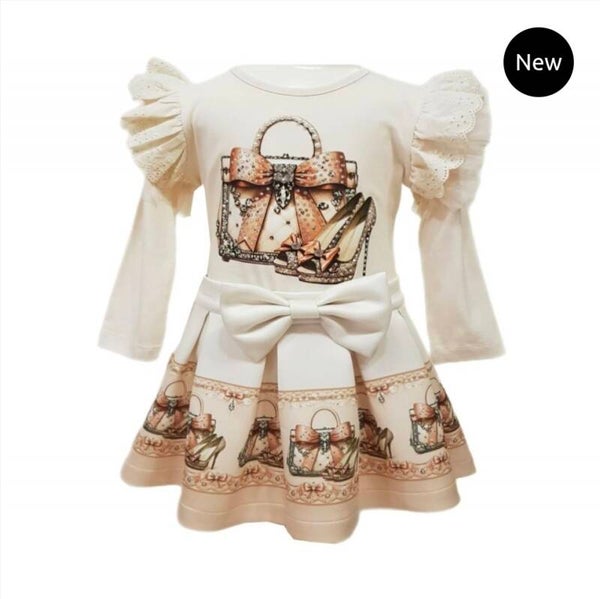 Luxery set high heels beige