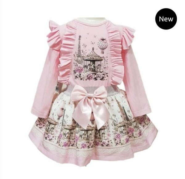 Luxery set carousel roze