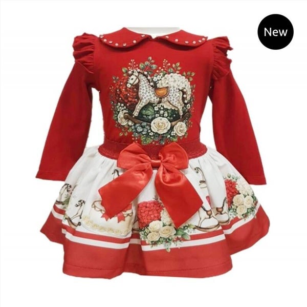 Luxery set hobbelpaard red