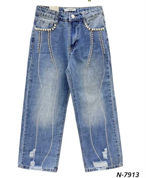 Jeans glittery