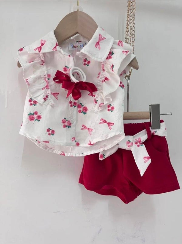 Setje flower red