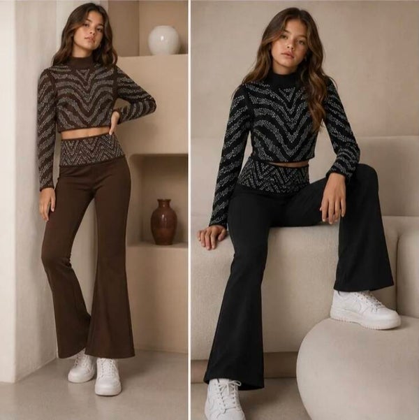 Flairset fabilous in choco en zwart