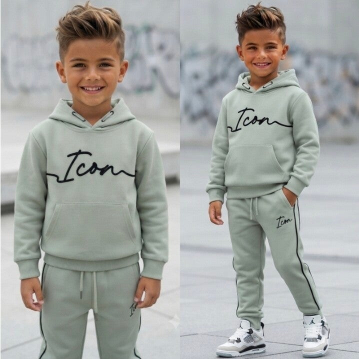 Icon pak mos green met letters