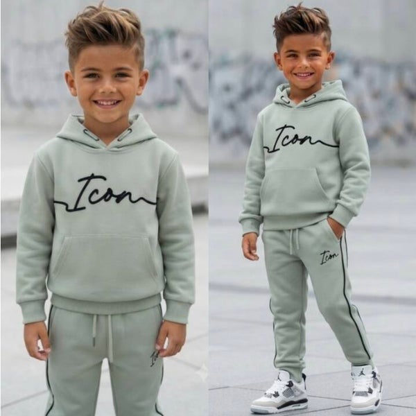 Icon pak mos green met letters