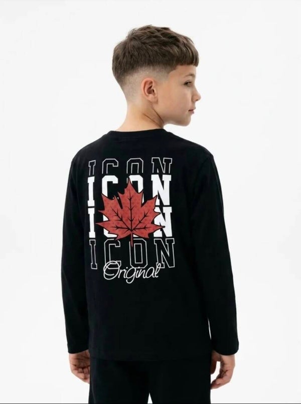 Icon longsleeve zwart
