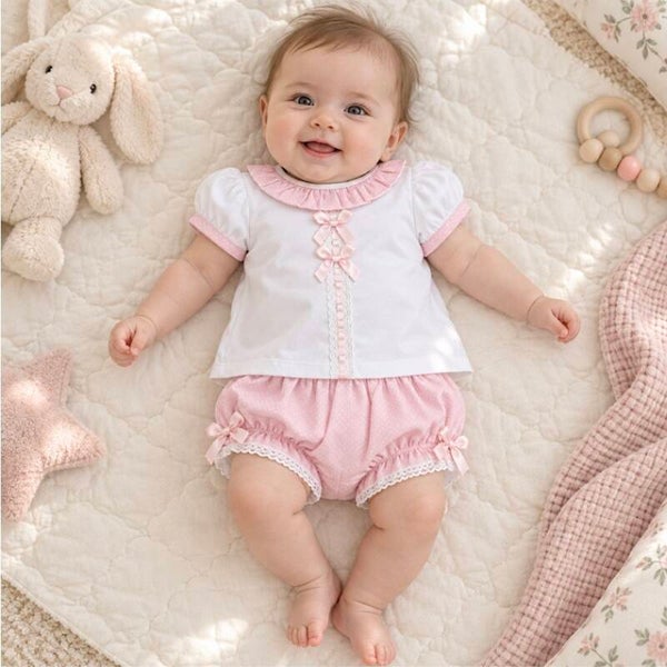 Luxery frill bow set