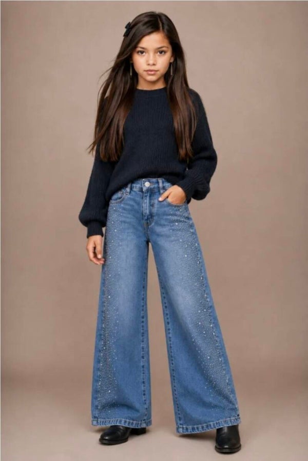 Wide leg glamour jeans