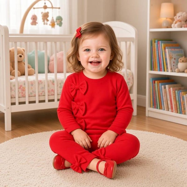 Luxey boetiek collectie bow red