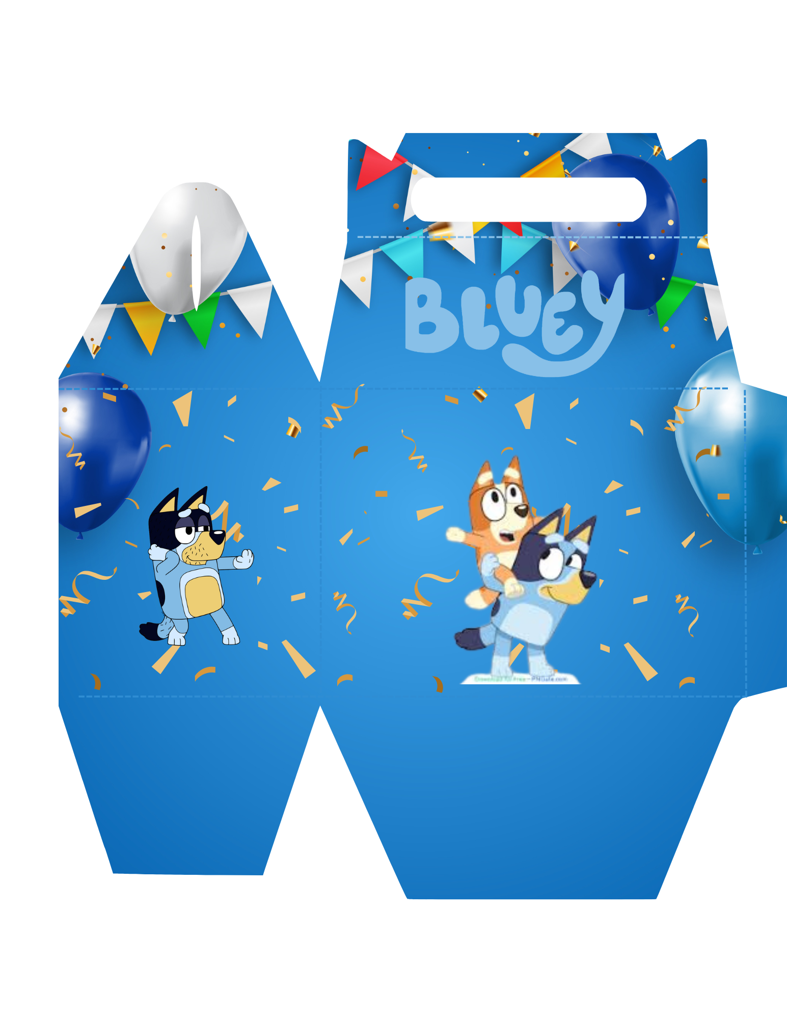 Bluey traktatiedoos digitaal