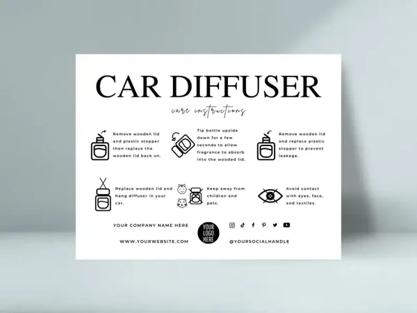 Glass Car Freshiner
