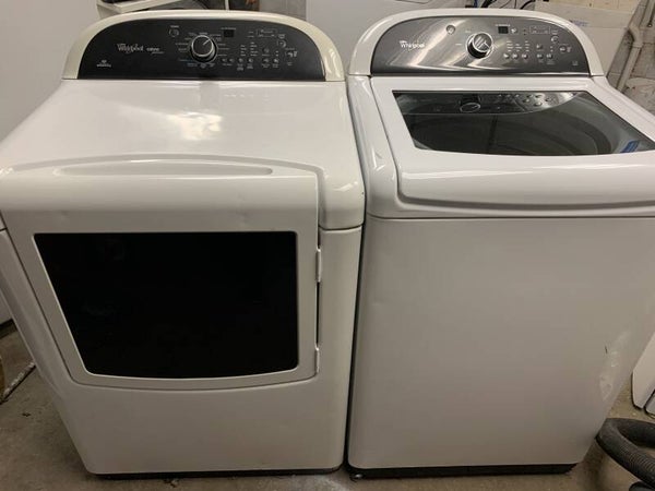 Whirlpool cabrío platinum set washer and dryer