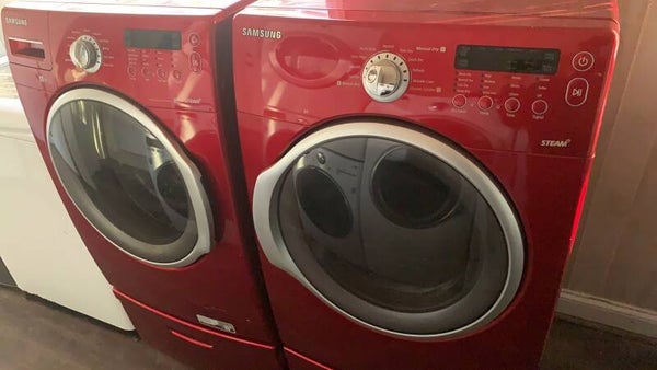 Samsung front loader set washer and dryer
