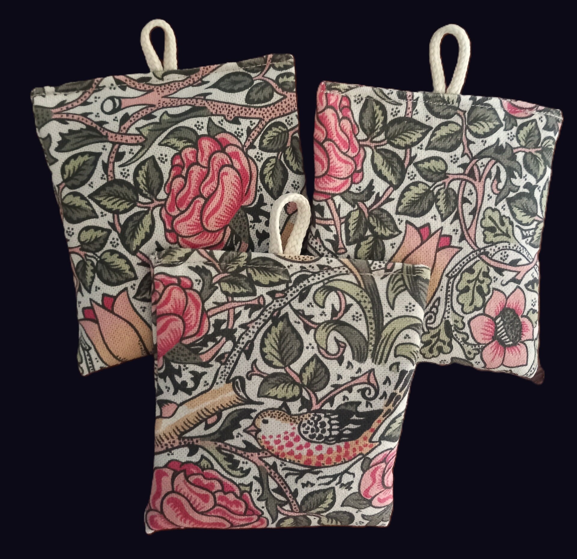 Lavendelpåse birds and roses