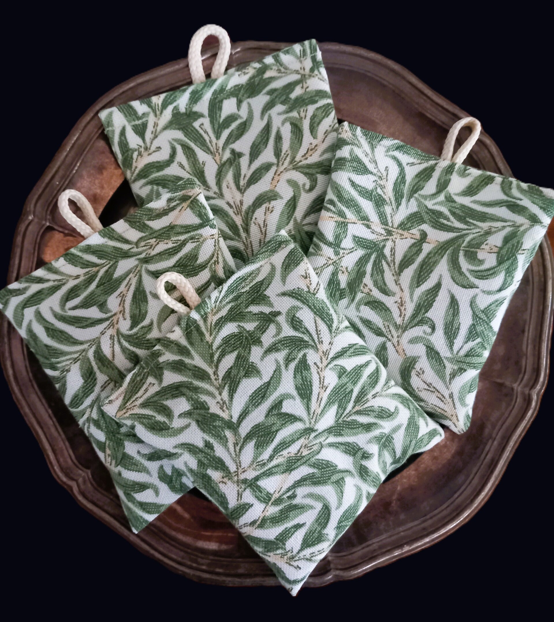 Lavendelpåse gröna blad