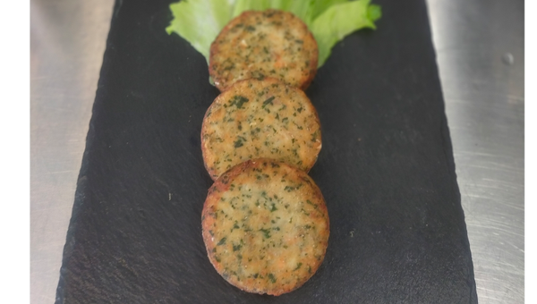 Hauseigene Fischfrikadelle
