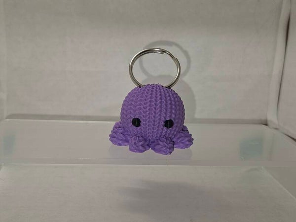 Crochet Octopus Keychain