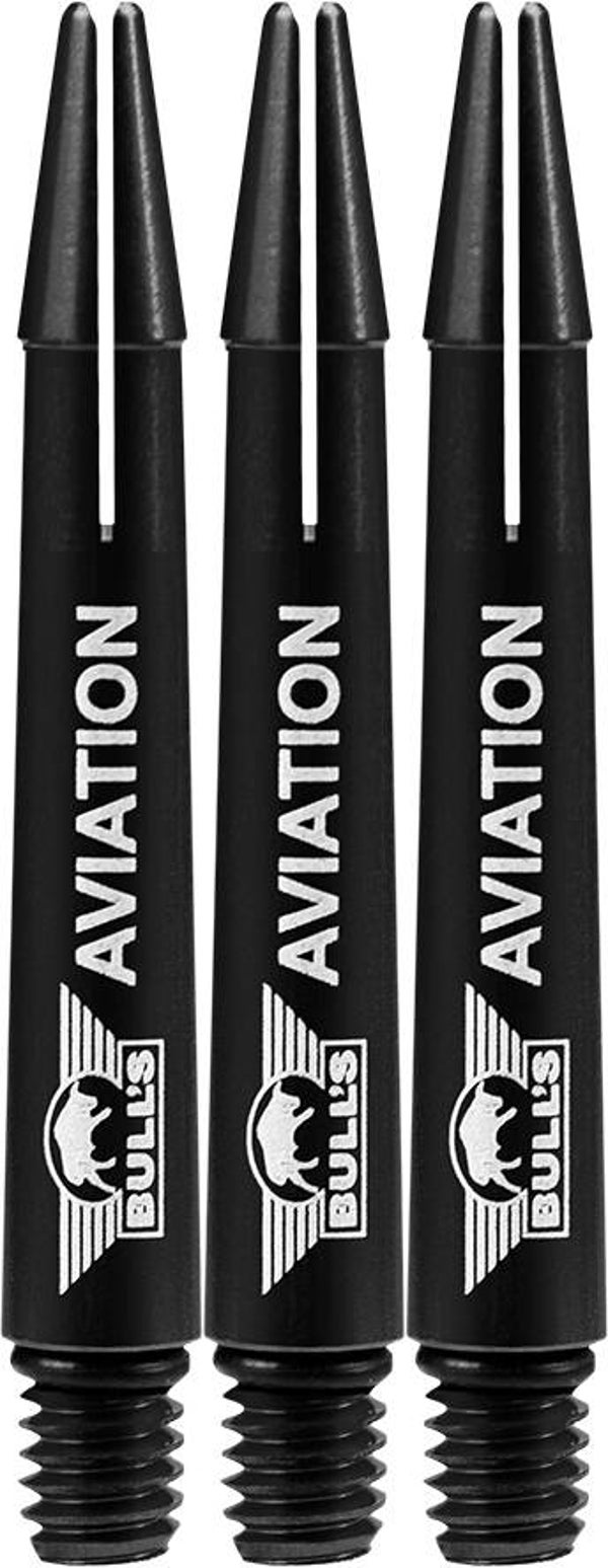 Bull's Aviation Aluminium Shafts Zwart