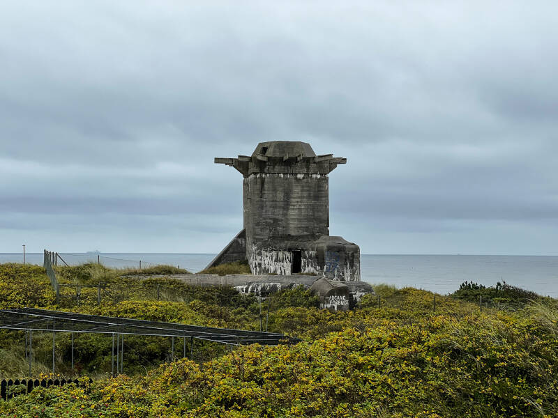 Bunkeranlage in den Dünen