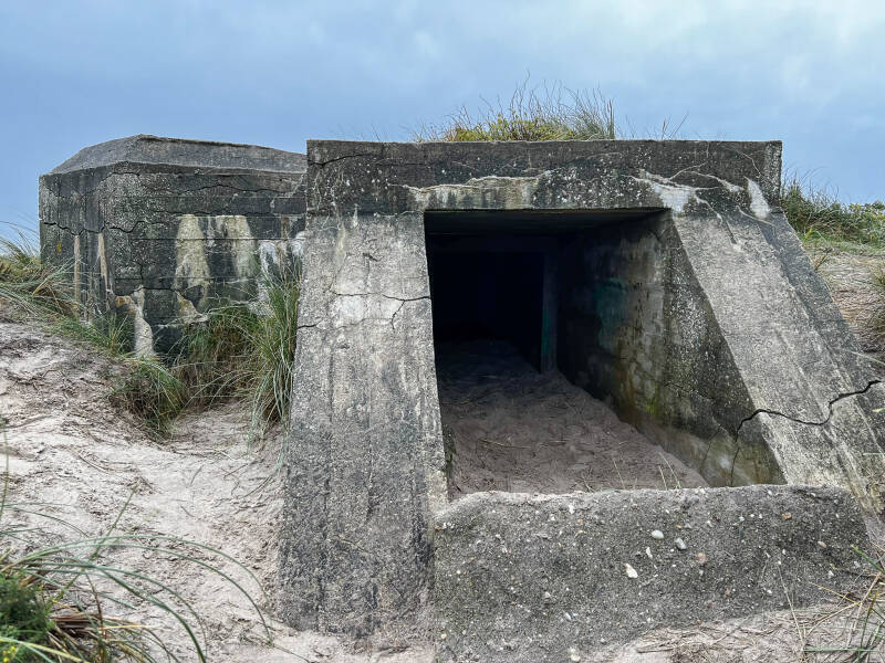 Bunker am Strand