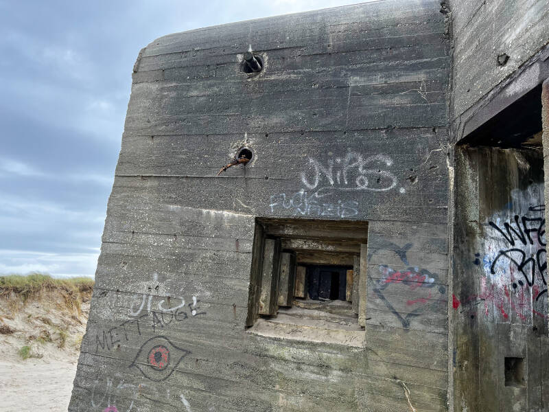 Bunker am Strand