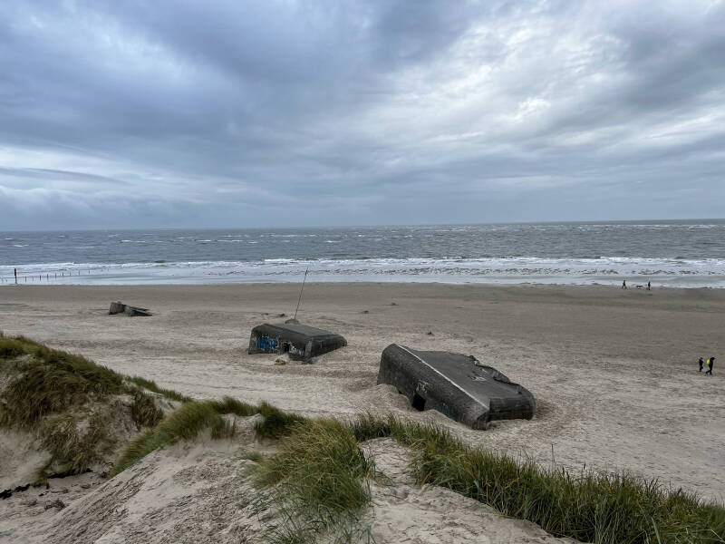 Bunker am Strand