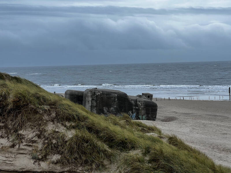 Bunker am Strand