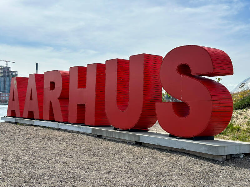 Aarhus Schriftzug