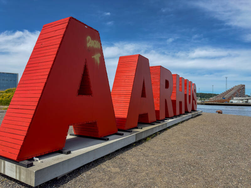 Aarhus Schriftzug