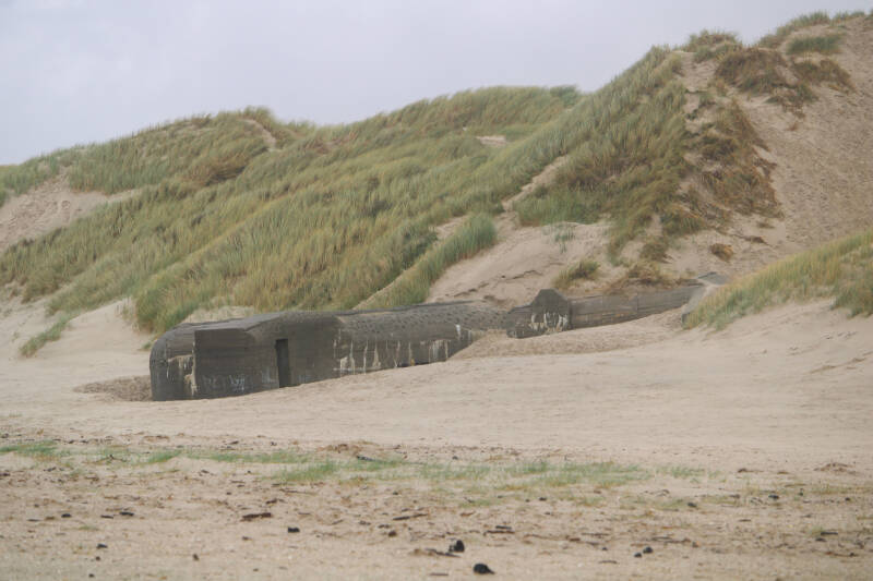 Bunker am Strand