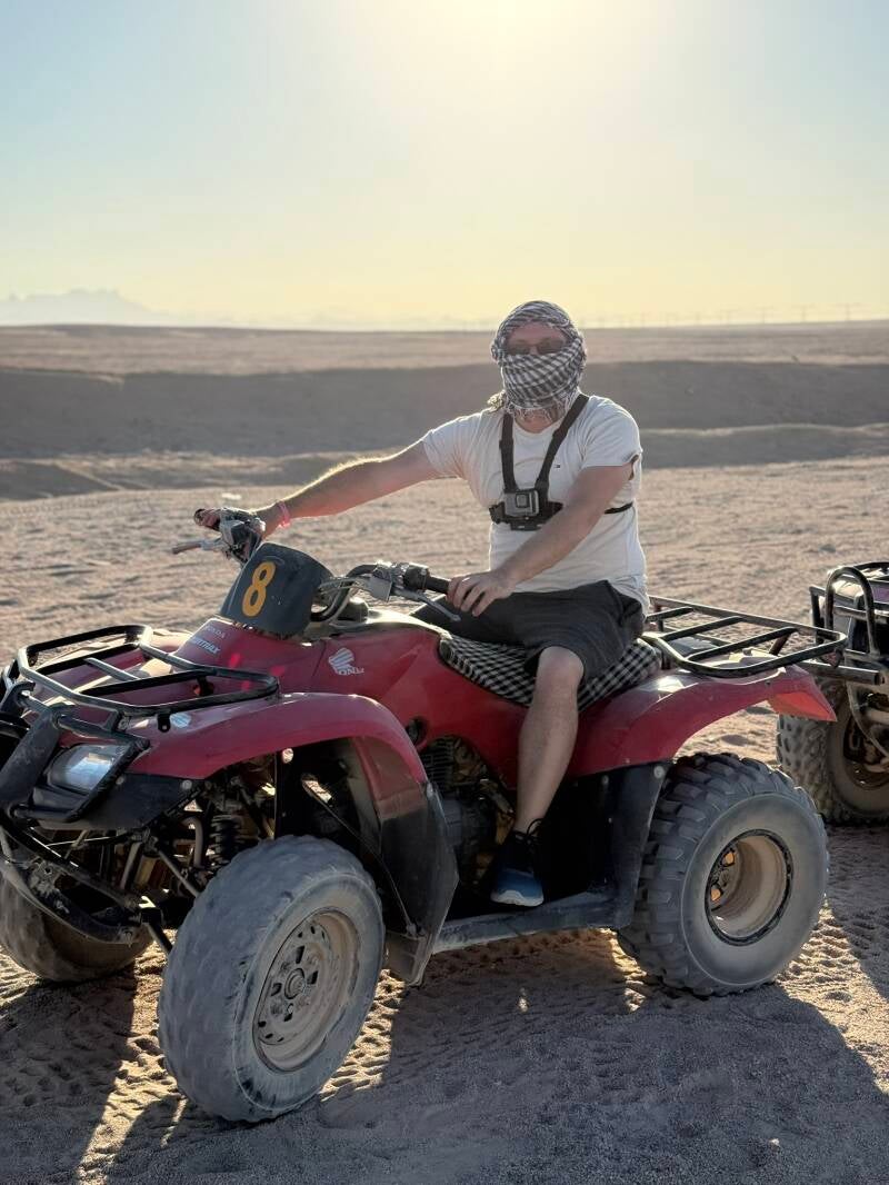 Ich auf einem Squad in Hurghada Ägypten