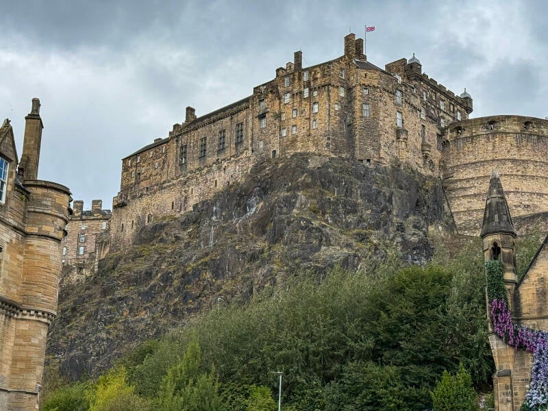 Edinburgh Castle in Schottland